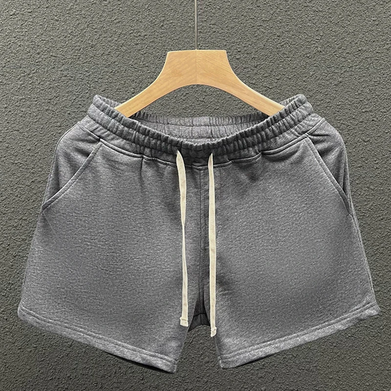 Pantalones deportivos americanos Sle Fitn orts para hombre, pantalones deportivos finos con sensación colgante, pantalones casuales de verano, corte holgado, energía juvenil Sle