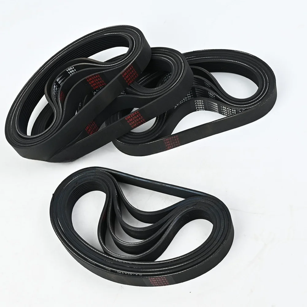 1pcs 1642B Wood Lathe Rubber Drive Belt Multi Groove Structure for Quiet Operation and Reliable Power Transfer