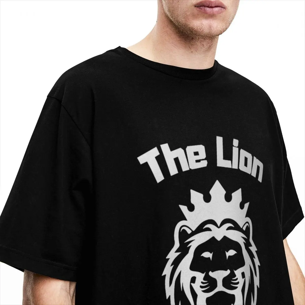 Men Women Lion Of Judah Animal T Shirt Stuff 100% Cotton T-shirt Clothing Fashion Tees Adult