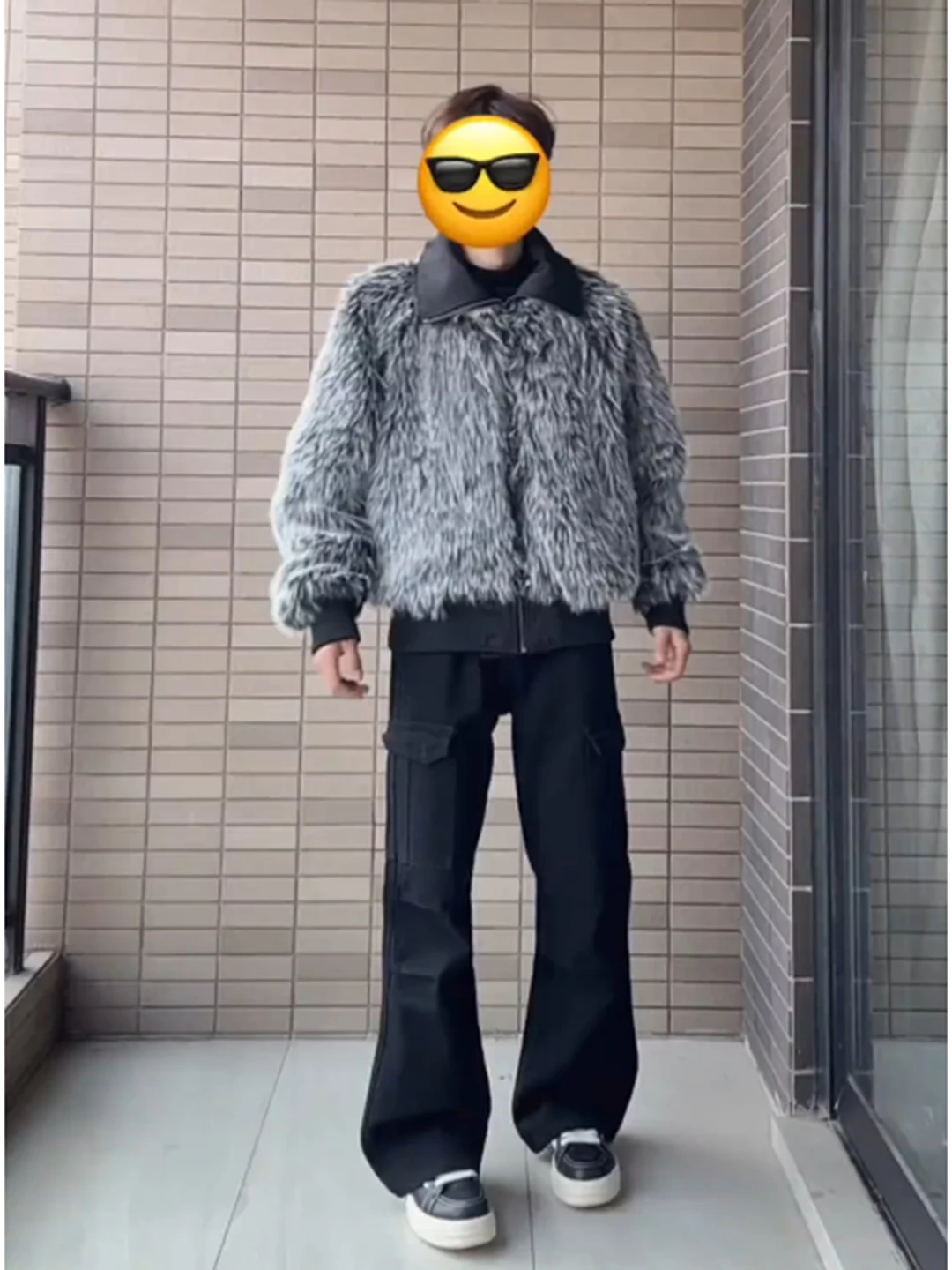 

Cleanfit Men's Bla Pleated Wide Leg Workwear Pants Autumn American High Street Vibe Knife Pants Straight Cut Trousers