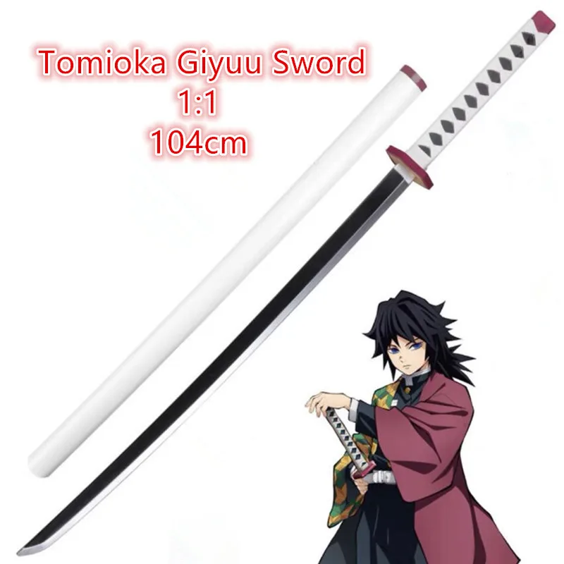 104cm Weapon  Sword Kimetsu no Yaiba Kanroji Mitsuri Sowrd Cosplay 1:1 Anime Ninja Knife PU Prop Model Decor