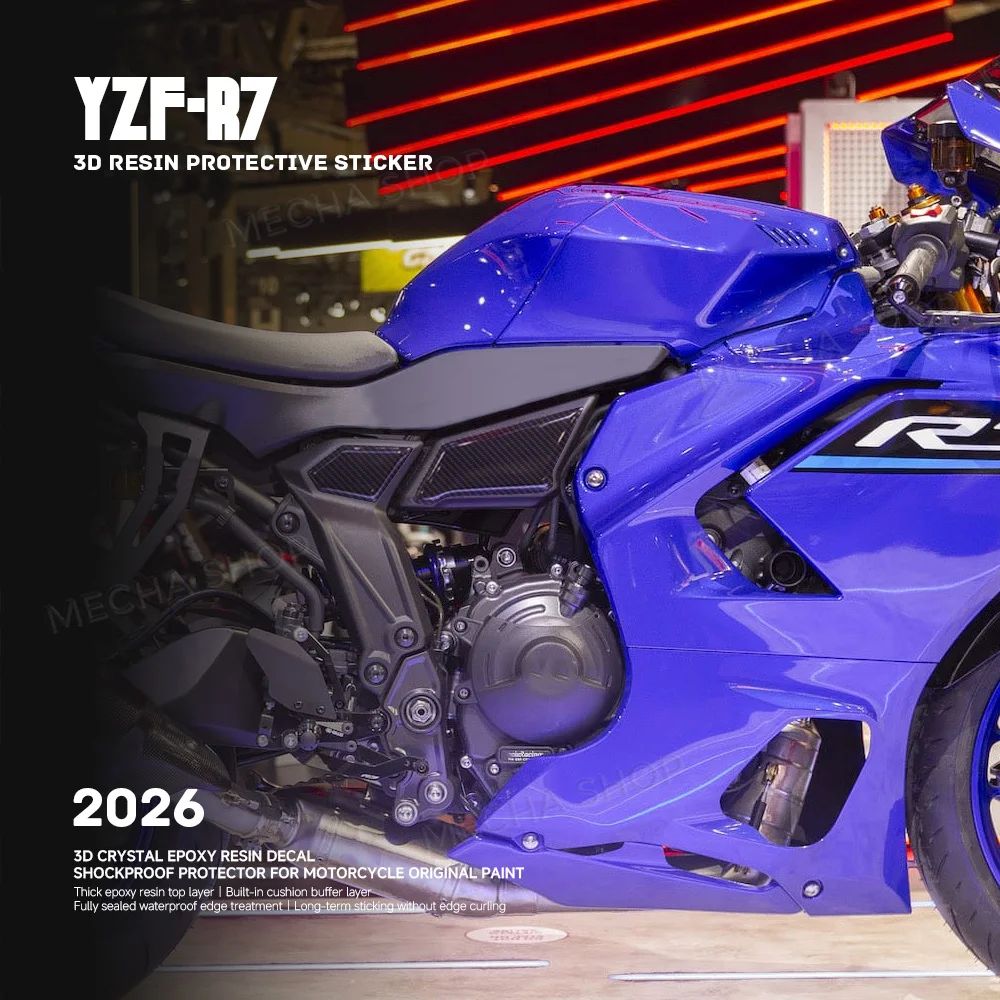 Frame Protection Stickers 3D Decal Kit Motorcycle Accessories For R7 2026