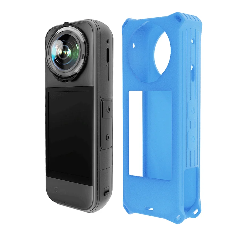 Для экшн-камеры Insta360 X5, силиконовый чехол, противоударный защитный чехол, пылезащитная панорамная спортивная камера, аксессуары