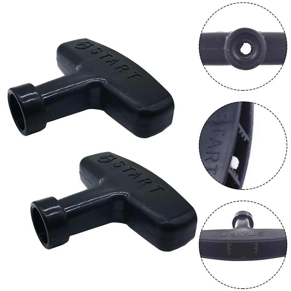 Lawn Mower Parts Handle Pull Start Recoil Handle Replacement 2pcs 7*7cm Accessories For Honda Garden Power Tool GX240