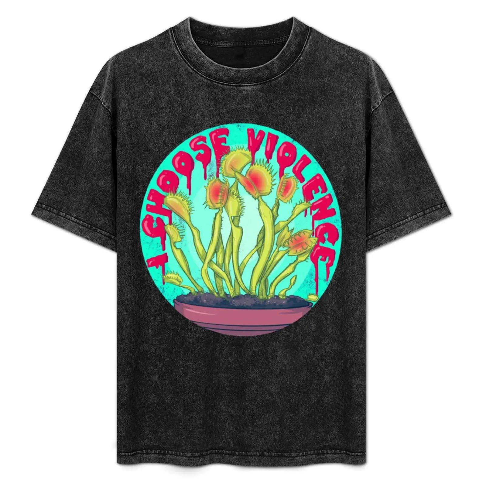 

Venus Fly Trap T-Shirt Casual Pattern Print Tee Shirt