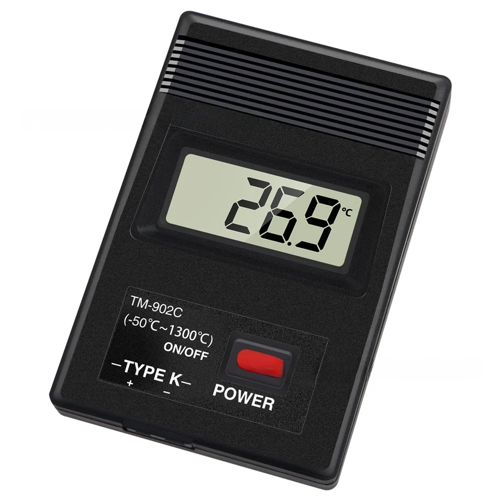 TM-902C Digital Thermometer -50 To 1300C K-Type Probe LCD Display High Industrial Temperature Meter Testing Tool