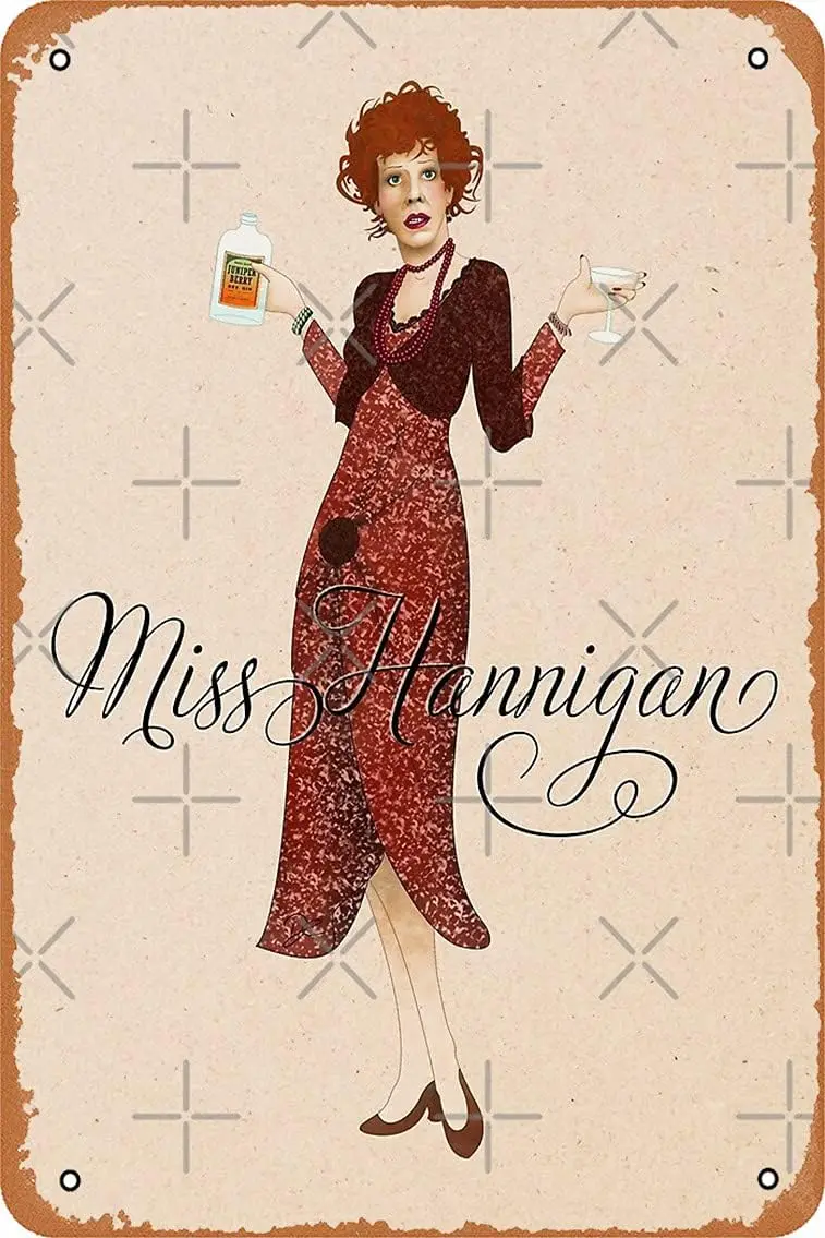 Metal Sign - Annie - Miss Hannigan Tin Poster 12 X 8 Inches