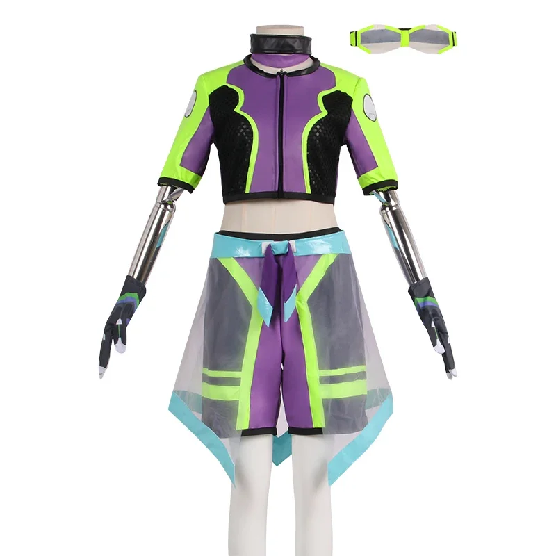 Juego Overwatch Sombra Olivia·Colomar disfraces Cosplay verano snorkel uniforme trajes Halloween carnaval traje para mujeres niñas