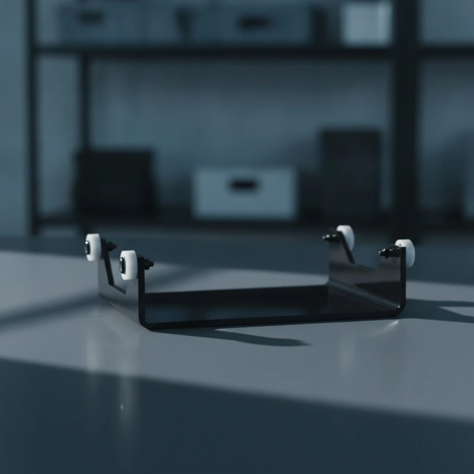 Flach Rolling Support Bracket Smooth-rolling Holder with Rollers for Darkroom Developing Tank Rotation