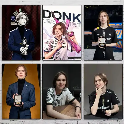 CSGO Spirit DONK Art Murals Decor per regali per sala giochi Kawaii HD Painting Cat Cars Poster Adesivi Decorazioni per la casa