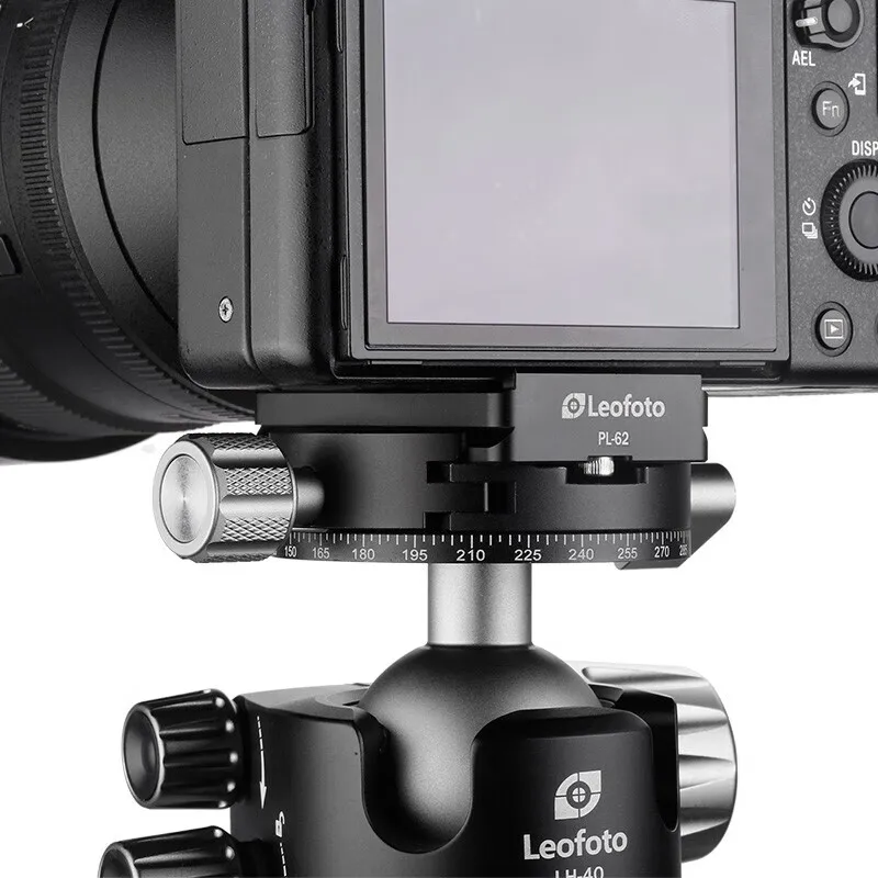 Leofoto Quick Release Plate PU-100D Camera Arca-Style Interface Tripod Head Accessory Base Plate