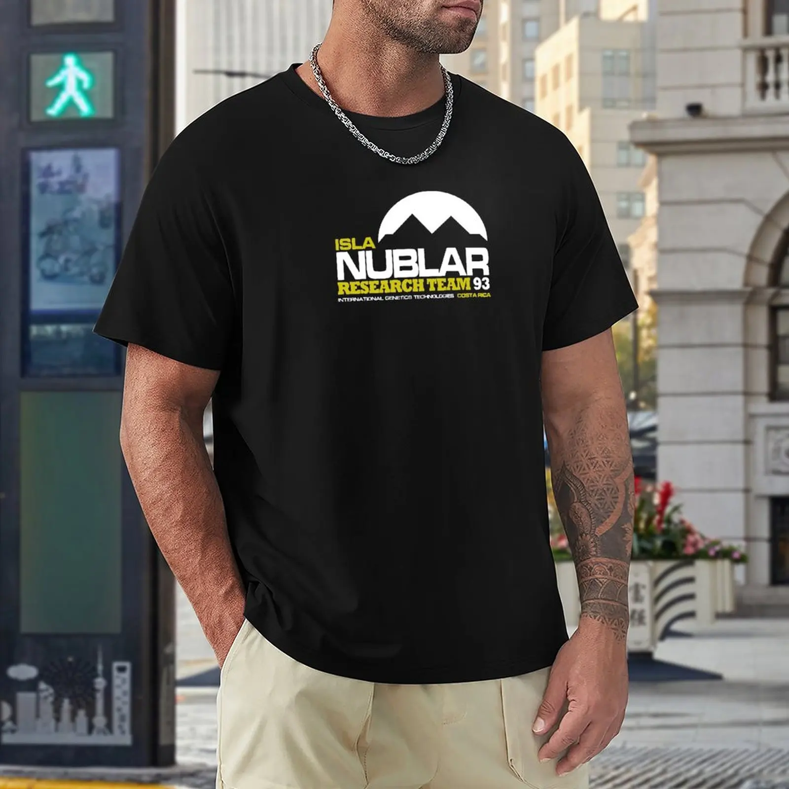 Islanublar Fiction Classic For Sale T-shirt Round Neck Sports Tshirt Cute Fitness Humor Graphic USA Size