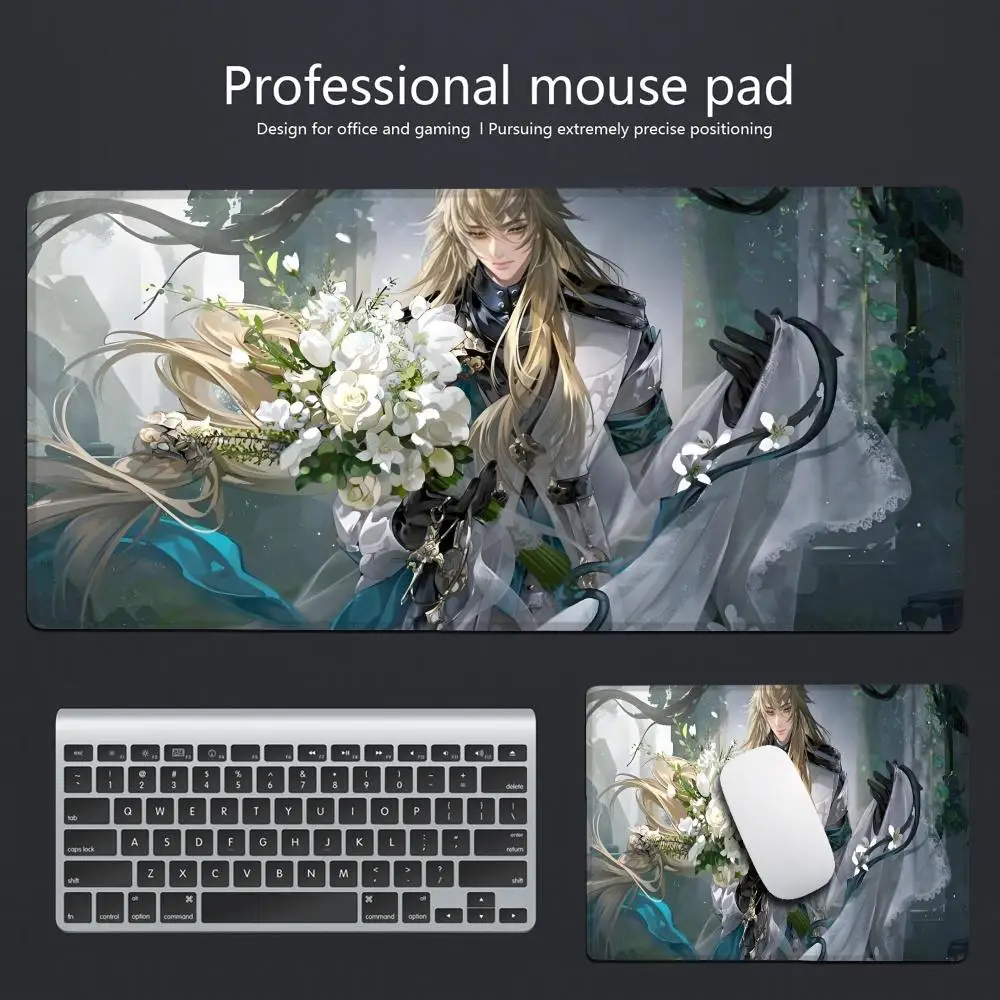 Mouse Pad Desk Mouse Pad Cute HD Desk Pad Extended Gaming Keyboard Mats Large 100x50cm XXL Imhibitor Lunae Blade Gamer Mousepad