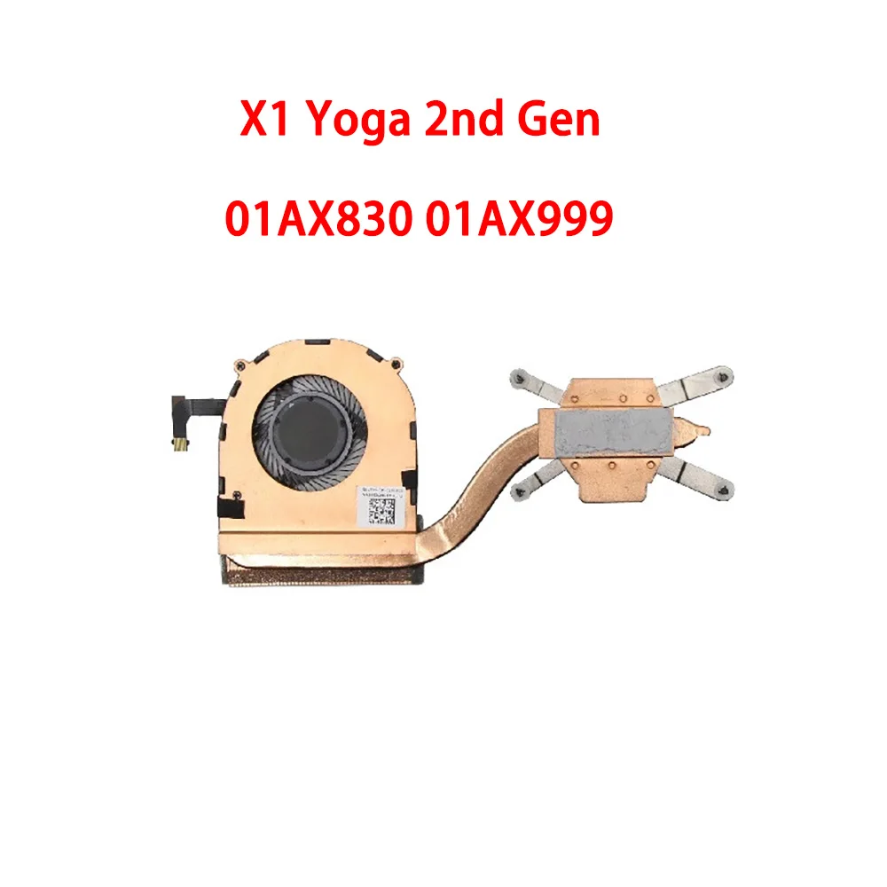 

Laptop CPU FAN&Heatsink For Lenovo For ThinkPad X1 Yoga 2nd Gen (Type 20JD, 20JE, 20JF, 20JG) 01AX830 01AX999 New
