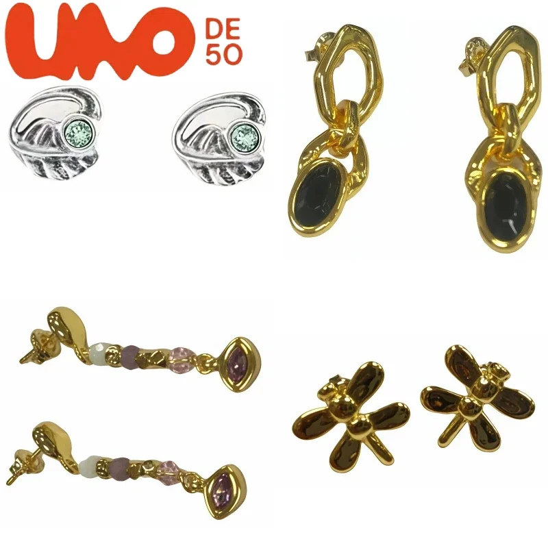 

New Arrival UNOde50 24K Gold & Silver Earrings - Elevate Your Style With Luxury Fashion