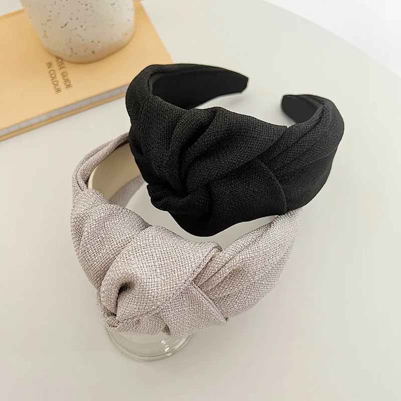 Women Girls Autumn Big  Knot Hairband Headband Adult Hair Accessories Hair Jewley