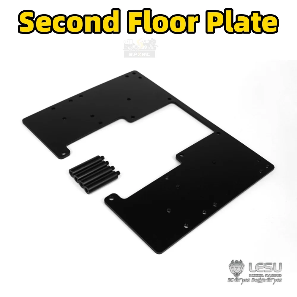 

Metal Second Floor Plate CNC Universal For 1/14 Tamiya RC Scania 770S Man Benz Romote Control Toy Trailer Tractor DIY Car Parts