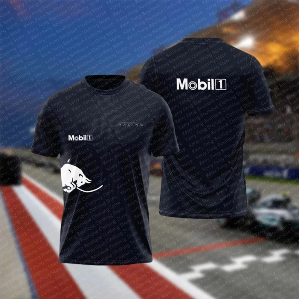 2024/25 Latest Fashion Hot Selling F1 Race Men's Sports T-shirt Summer Breathable Sweating Comfortable Racing Training Clothing