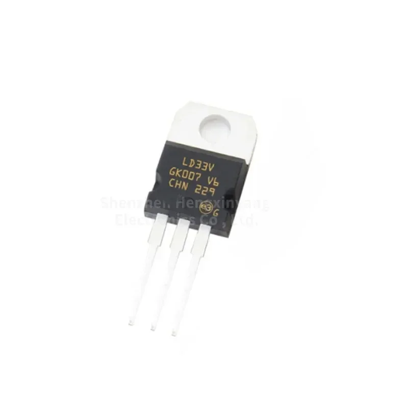 10PCS   LD1117V33 TO220 low voltage difference regulator screen LD33V