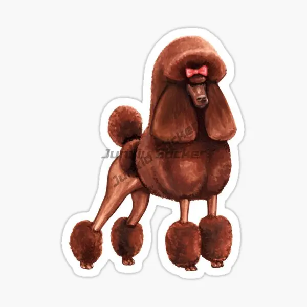 

Poodle Dog Car Stickers Car Accessories Pegatinas Para Coche DIY Car Styling
