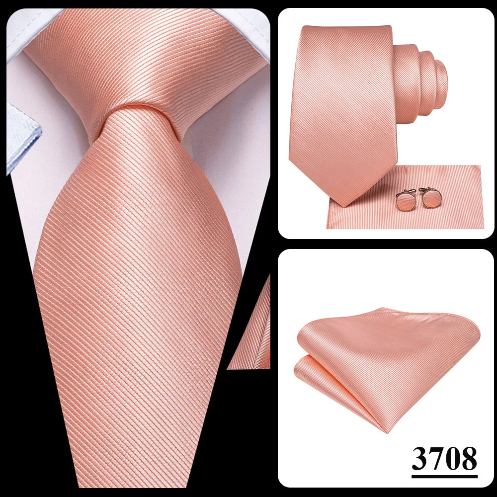Herrenmode Einfarbiges Grün-Blaues Krawatten-, Taschentuch- und Manschettenknopf-Set für Smoking-Accessoires Klassische Luxus-Seidenkrawatte als Geschenk für Männer – Detail 10