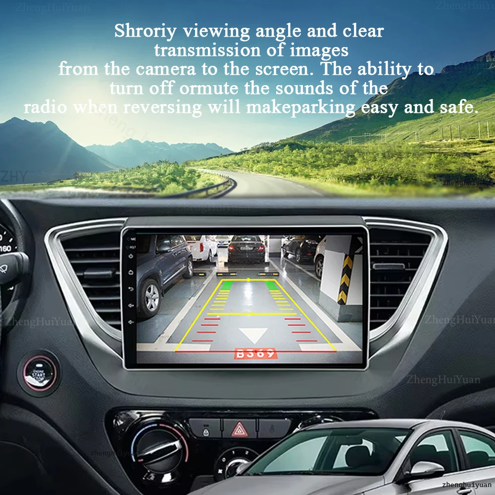 Android 15 Car Radio For Hyundai Solaris Accent 2 II 2017 - 2021 GPS Navigation Audio Stereo Video Multimedia Player AutoRadio