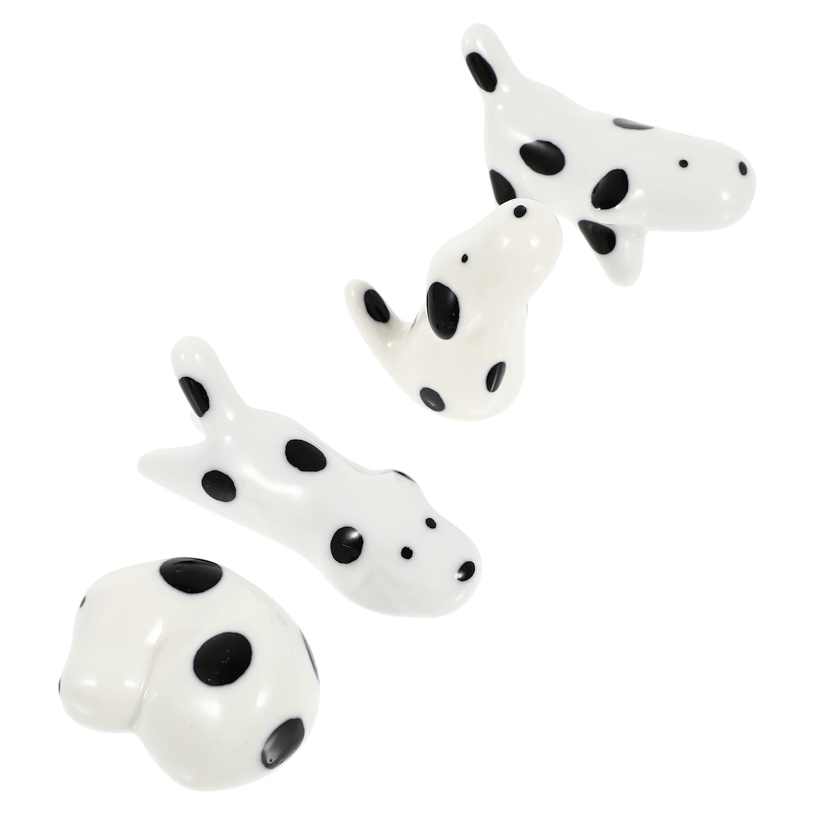 

4 Pcs Dog Tableware Bracket Cute Chopsticks Dining Room Holder Puppy