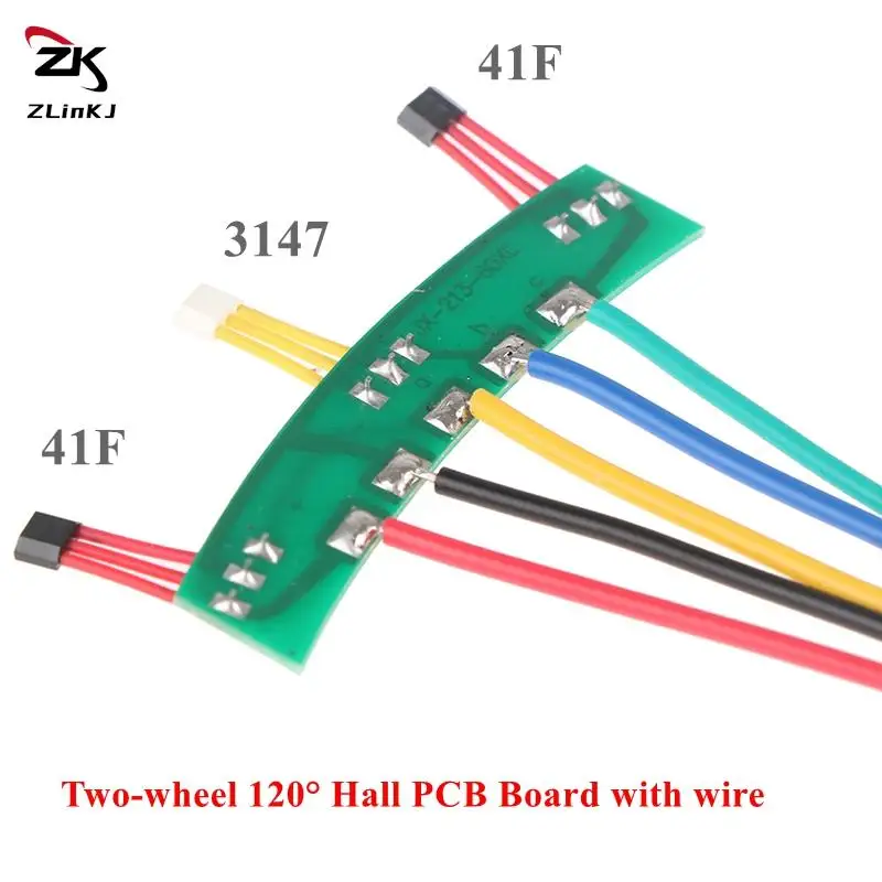 1 szt. Dwukołowy silnik pojazdy elektryczne czujnik halla z kablem 213 silnik silnik czujnik halla AH41 czujnik Element halla E-Bike