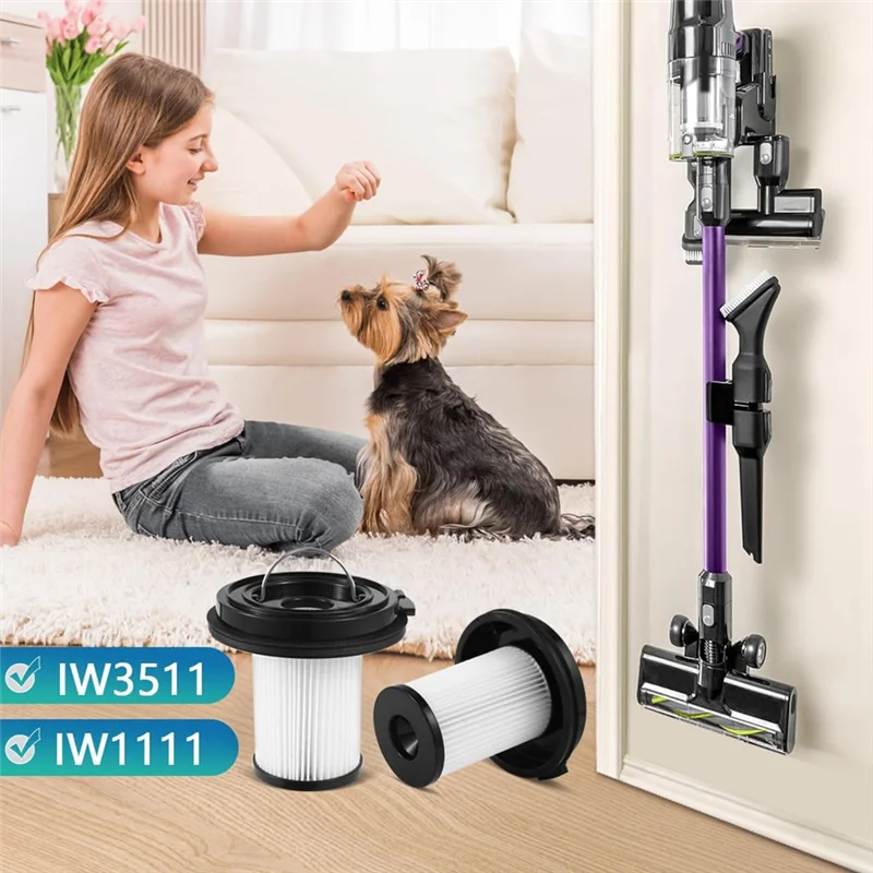 A24P 4Pack HEPA Pleated Filter Replacement For Bissell Cleanview XR 200W/ Cleanview XR Pet 300W,Replace 1638010