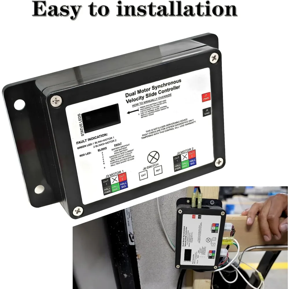 13398-DO Dual Synchronous Velocity Slide Controller for Various in-WallSlide-Outs Controller V-Sync II Replaced 13398-C2 Version