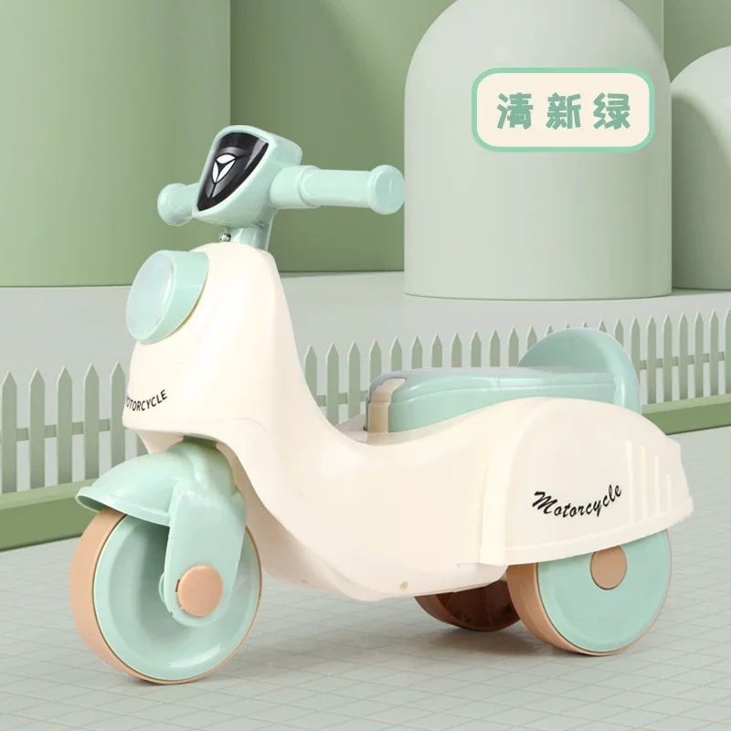 

No Pedal 3 Wheels Baby Balance Bike Toddler Ride On Sliding Toy for 1 to 3 Years Old Boys Girls Kids Indoor Outdoor Activity Toy
