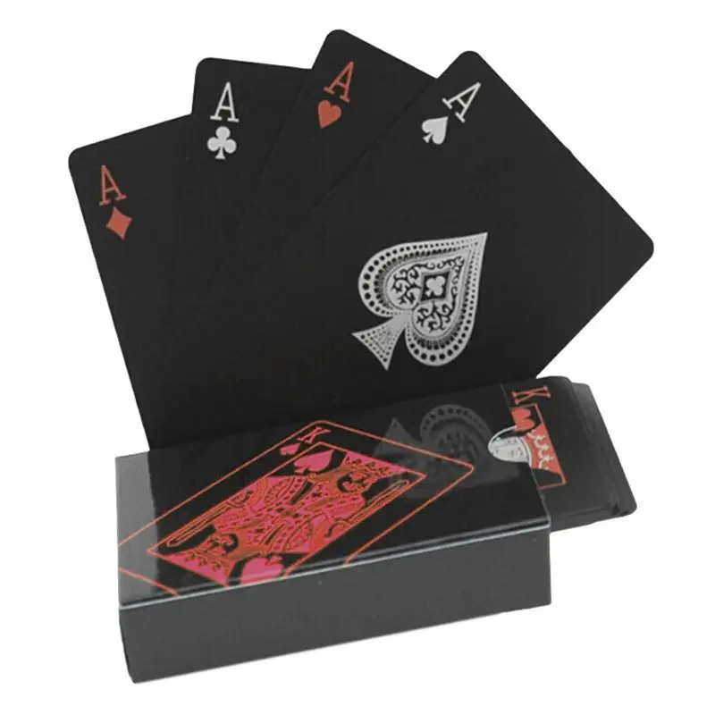 Playing Cards Poker Game Deck Pokers Pack Magic Cards Waterproof Card Gift Collection Gambling Board Game