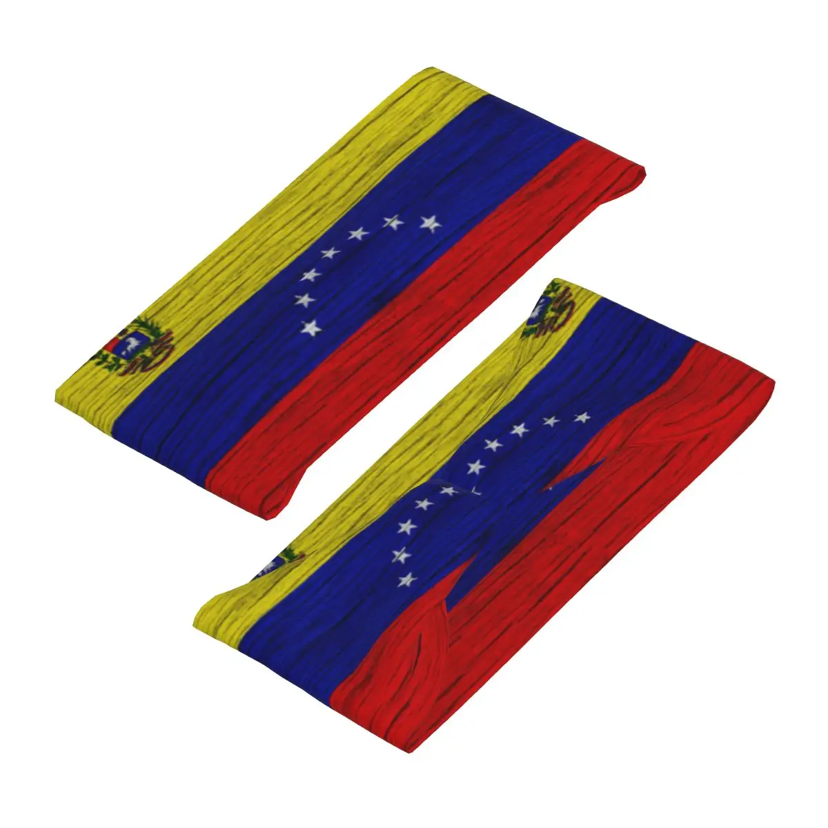 Sports Headband Portable Hair Band Flag Of Venezuela Wooden Texture Hair Wrap Brace Cycling Running Exercising Sweatband