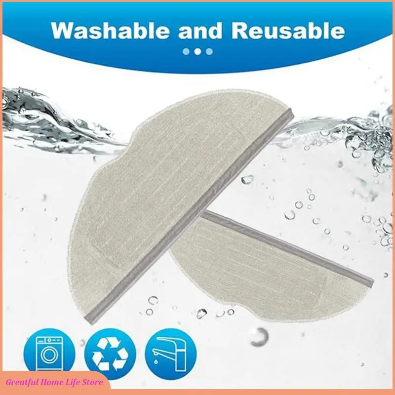 

AT59 Mop Cloth Pads For Dreame Mova S20 Ultra / RLM71CE Spare Parts Accessories Consumables