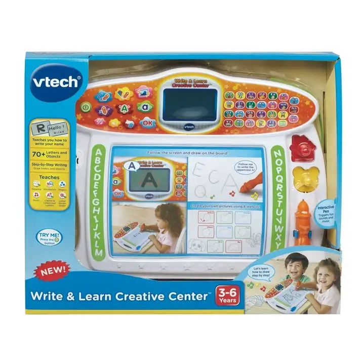 VTech Écrivez et apprendre le centre créatif avec accessoires, jouets pour bébés et tout-petits