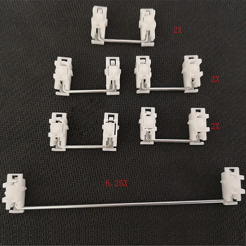 Plate-mounted Costar Stabilizers Balancing Pole 6.25u 2u For MX shaft Switches Mechanical Keyboard Big Key Keyboard Accessories