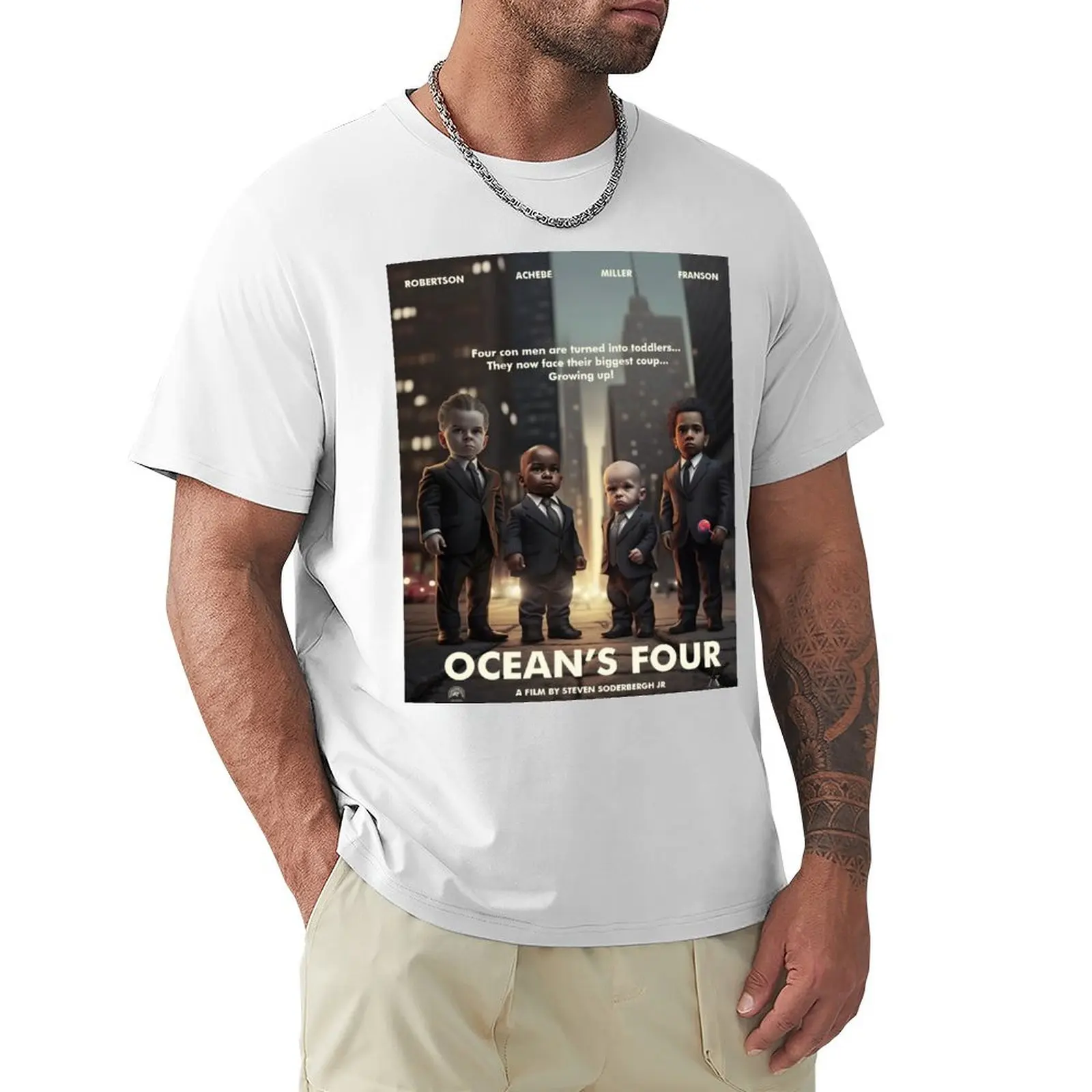 

Ocean's Four T-Shirt Aesthetic clothing blacks anime clothes mens graphic t-shirts hip hop