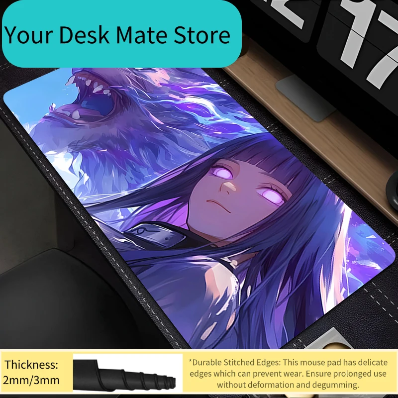 Mauspad Naruto Hyuuga Hinata Gaming-Computer-Tastatur Gamer Speziell für E-Sports-Gamer Entwickelt