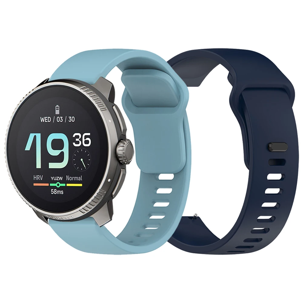 20mm 22mm cinturino in silicone per SUUNTO VERTICAL 9 5 Peak DLC/PRO 3 cinturino fitness per SUUNTO RACE cinturino sportivo traspirante