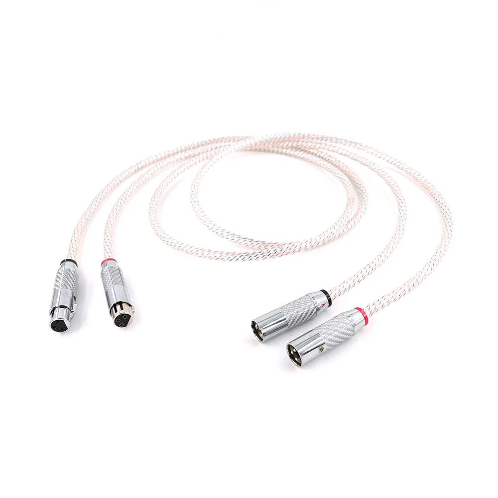 Valhalla OIDN Series XLR Balanced Interconnect Cable With Carbon Fiber XLR Plug Male to Female Audio Balanced Cord Cable