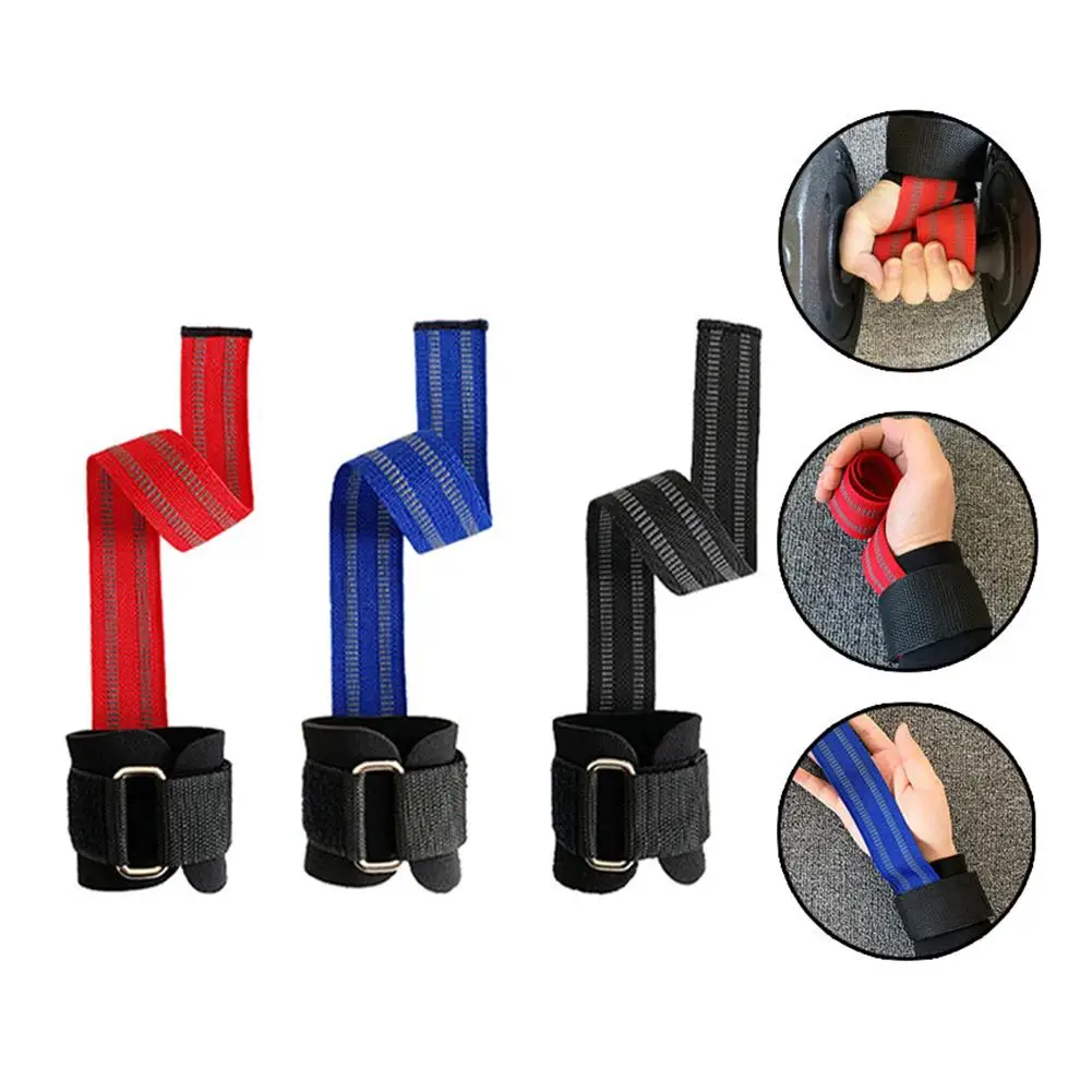 

Silicone Weightlifting Straps Anti-Slip Lifting Wrist Support Grips Deadlifts Crossfit Hand Wrist Strength Straps Training Z1D9