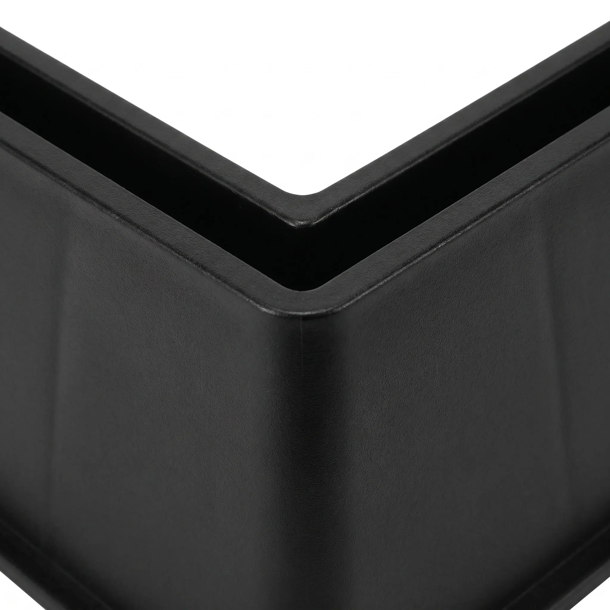 4Pcs Black Metal Furniture Legs L-Shaped Bed Riser Legs for Sofa Couch Desk Table Kitchen Shelf Elevated Support Feet