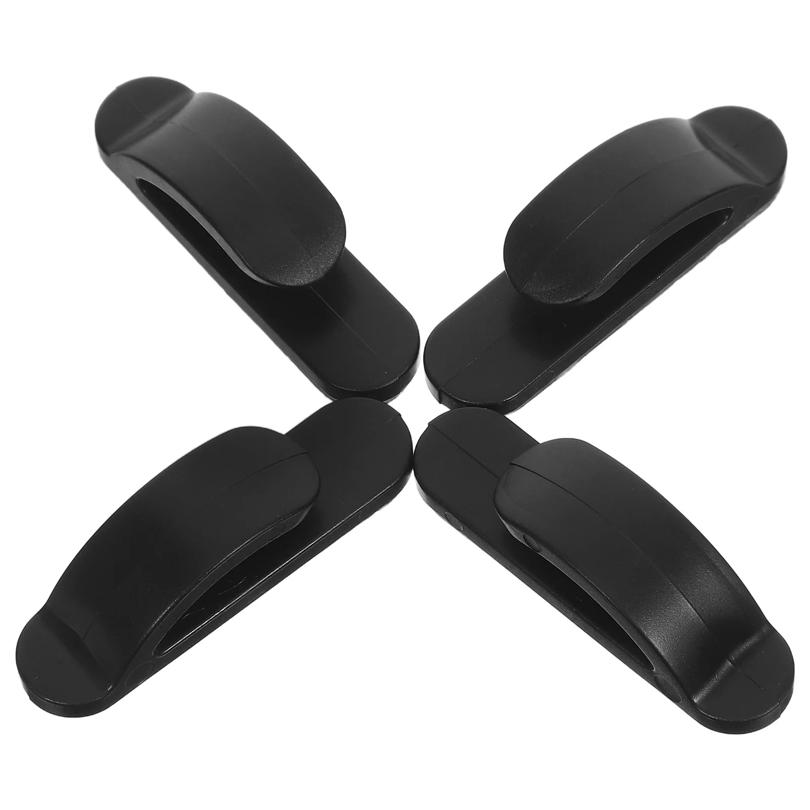 

4Pcs Car Seatback Hooks Multifunctional Sticky Mount Durable Practical Creative Organizer Holder for Keys Cable Earphones