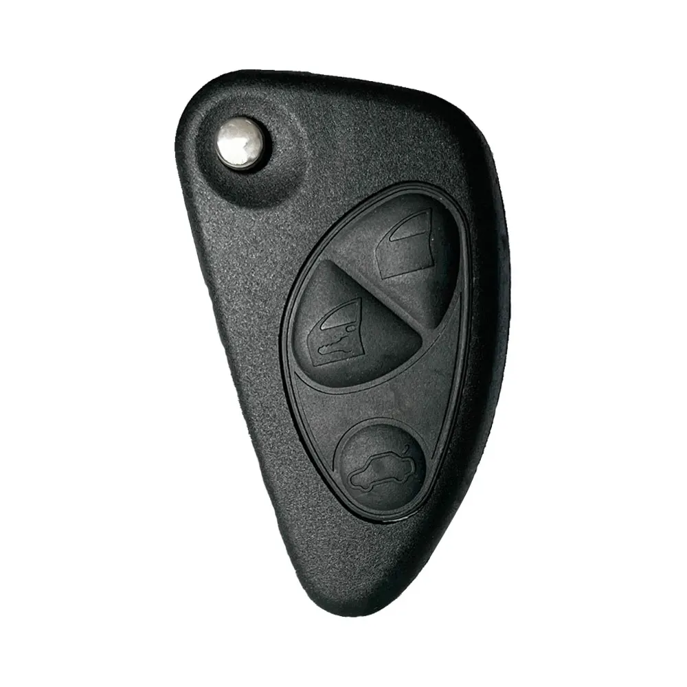 XNRKEY 2/3 Button New Style Flip Folding Replacement Remote Car Key Shell Case for Alfa Romeo With Key Blade