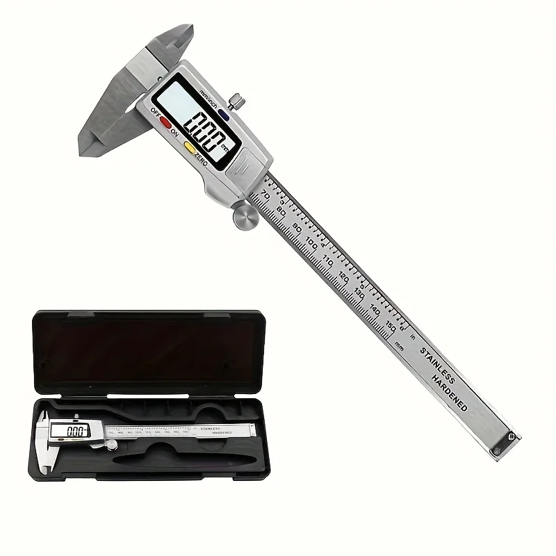 150/200mm Measuring Tool Stainless Steel Digital Caliper Instrument Plastic Vernier Calipers for Choose