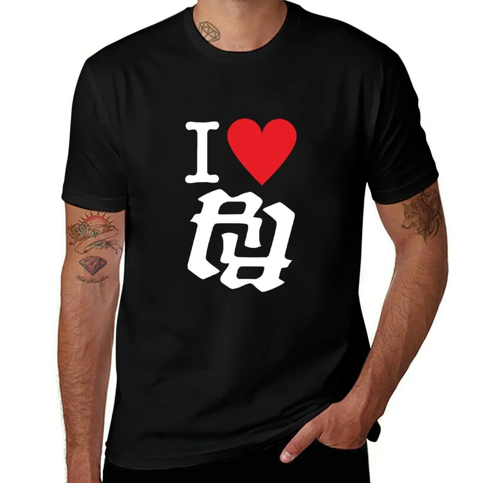 Kankan I Love RR Essential T-Shirt Sports Basic Short Sleeve T-Shirt