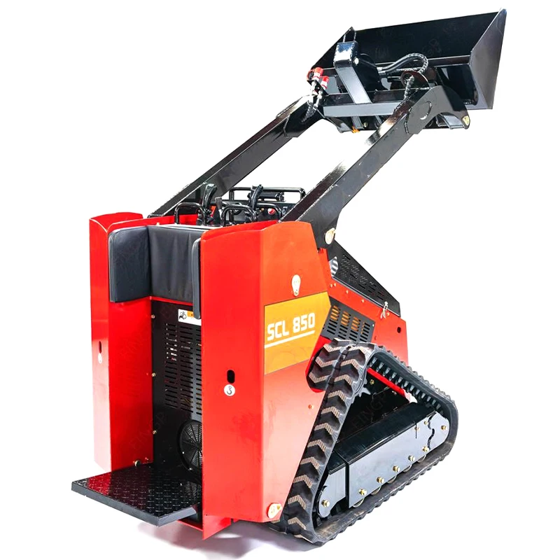 New Mini Skid Steer Loader, 28HP Powerful Engine, Tracked Type, In- stock in the US, for Excavation, Loading and Stacking