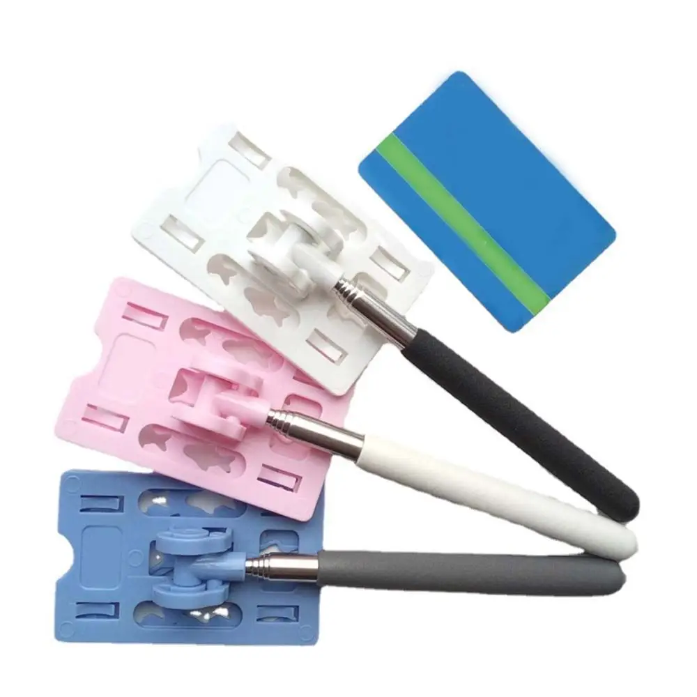 Steel ABS Contactless Parking Telescopic Punch Bar Contactless Payment Rod Vehicle Parking Toll Parking Swiping Card Stick