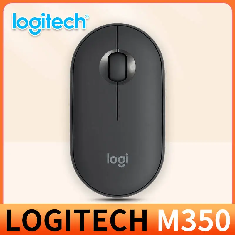 ماوس المكتب Logitech M350 Professional مدمج وهادئ ومريح للحمل ومريح للمس ومصمم خصيصًا