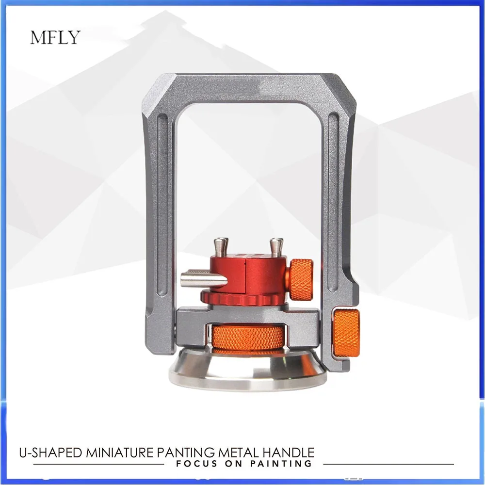 with U Shape Handle Assembly Model Building Tool Set Handheld Clamp Mini Bench Vise